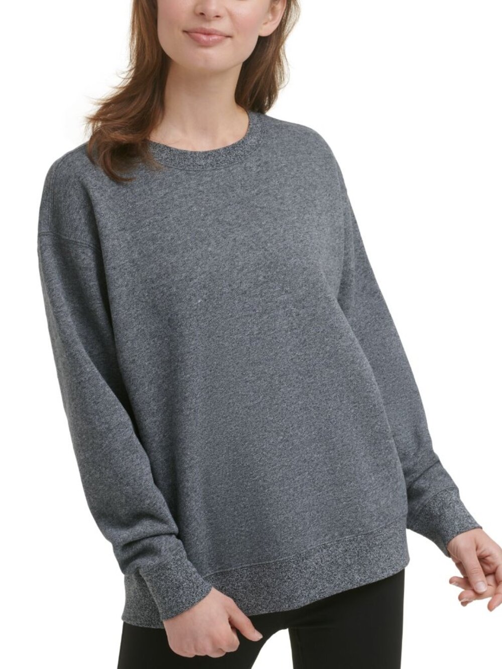 Calvin Klein Womens Activewear Performance French Terry Sweatshirt